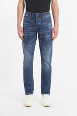 Jeans Simon Dark Blue con spruzzature